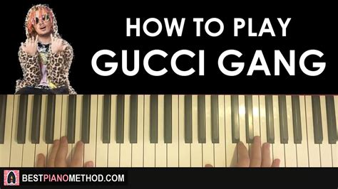 gucci gang piano|giuoco piano game.